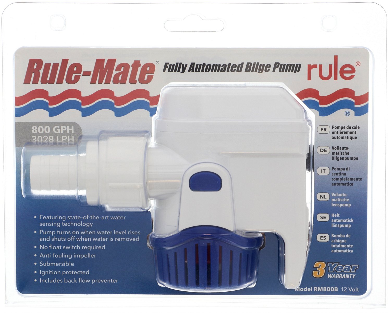 Rule Rule-Mate 800 gph Automatic 12 V Bilge Pump - view number 3