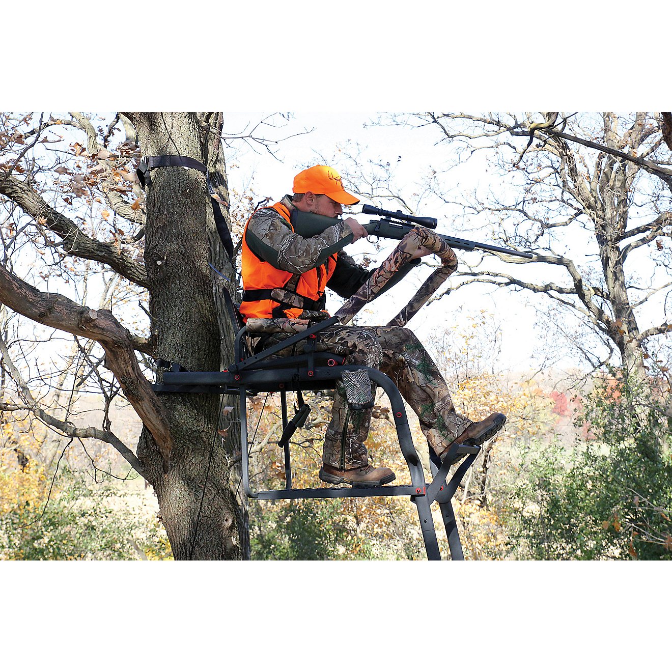 X-Stand Treestands The Duke 20 foot 1-Person Ladder Stand                                                                        - view number 7