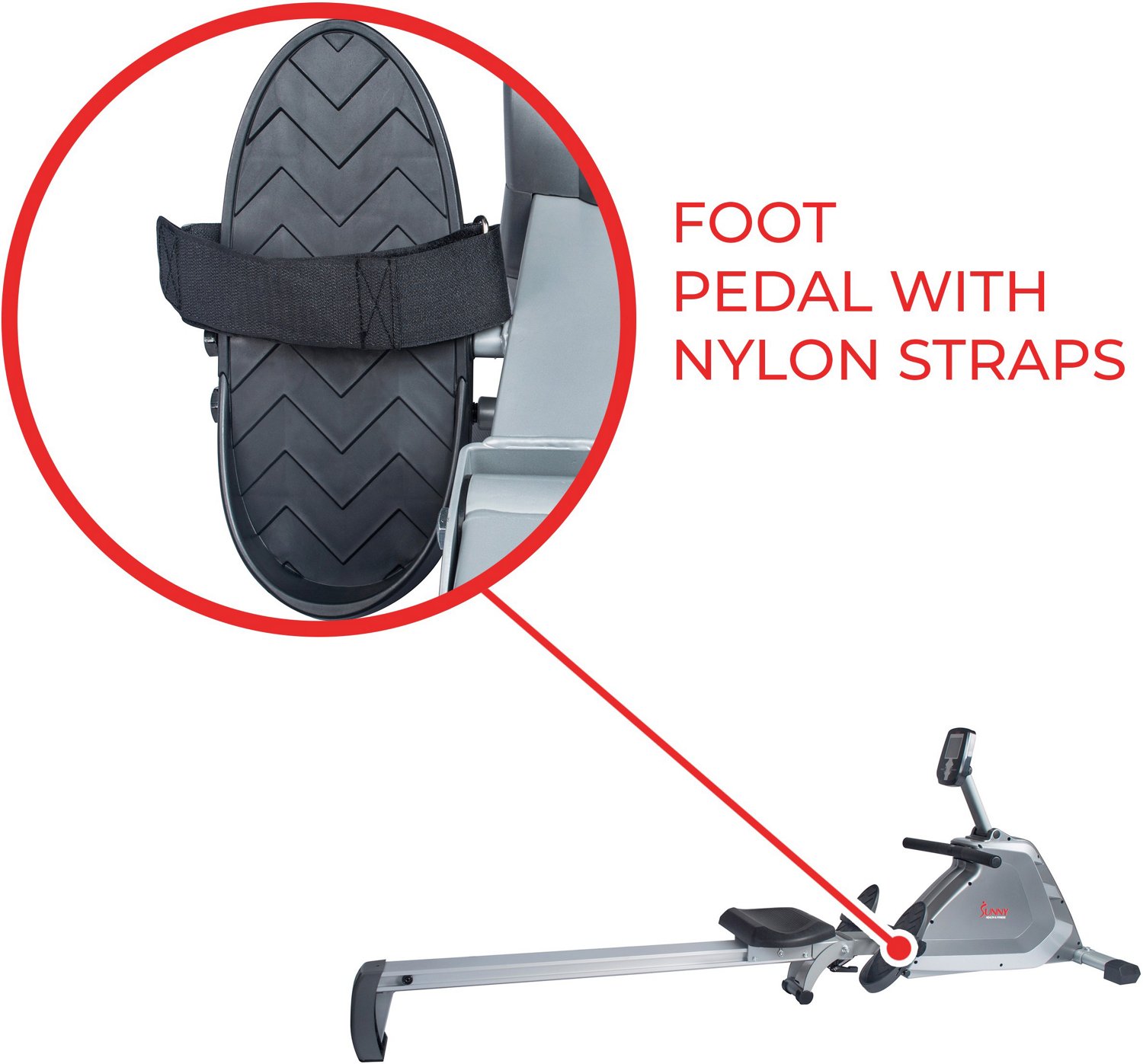 Sunny Health & Fitness SF-RW5854 Magnetic Rowing Machine - view number 5