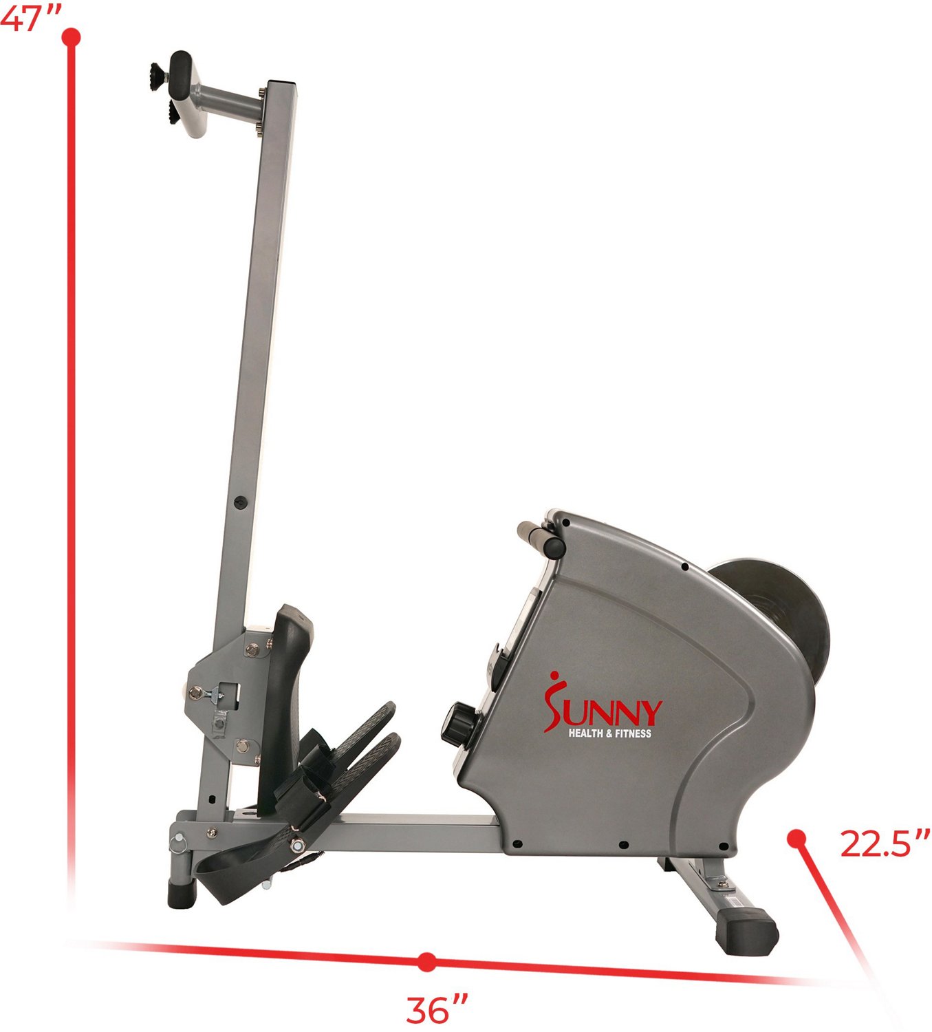 Sunny Health & Fitness Magnetic Flywheel Rowing Machine                                                                          - view number 7
