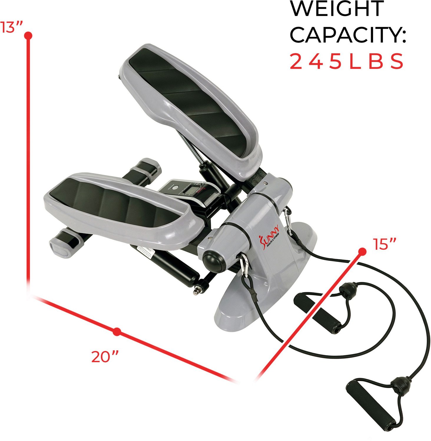 Sunny Health & Fitness SF-S0870 Versa Step Machine with Resistance Bands - view number 4