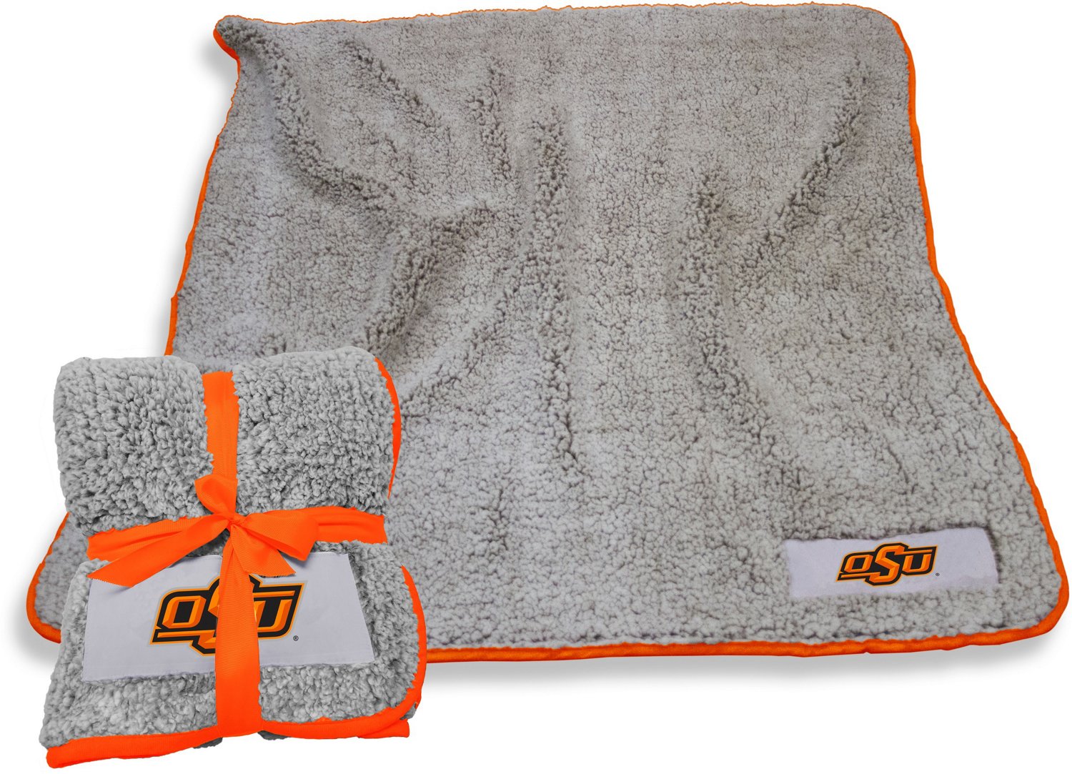Logo Oklahoma State University Frosty Fleece Throw