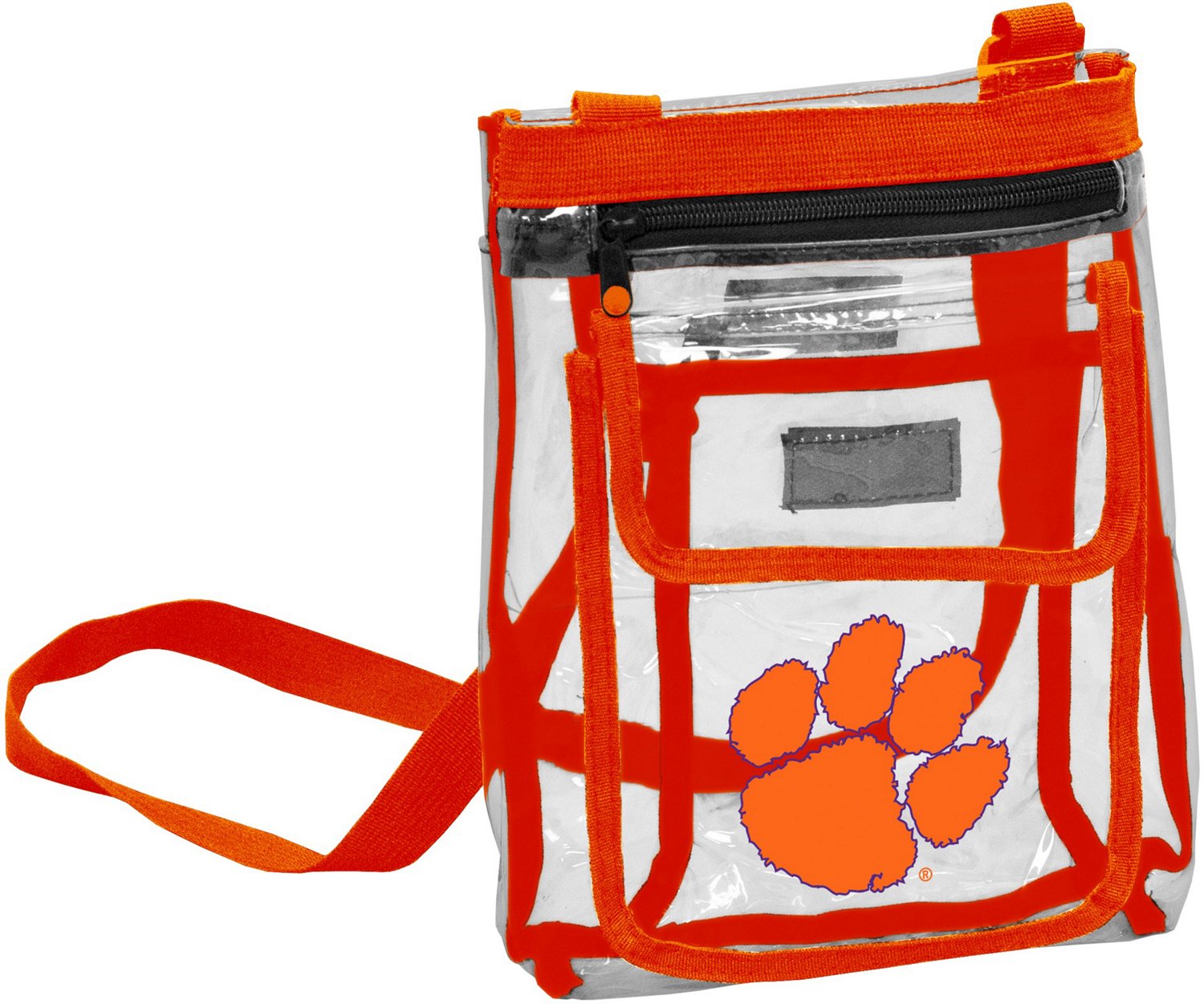 Logo Clemson University Gameday Clear Crossbody Tote Bag Academy