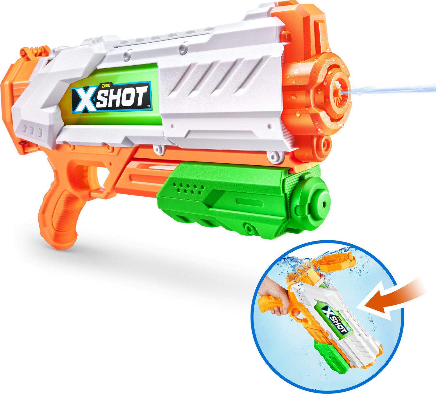 ZURU XShot Water Warfare FastFill Water Blaster Academy