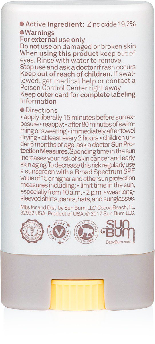 Sun Bum SPF-50 Mineral Fragrance Free Baby 0.45 oz Sunscreen Face Stick                                                          - view number 2