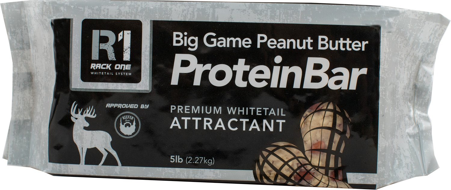 Rack One Big Game Peanut Butter Protein Bar 5 lb Premium Whitetail Attractant                                                    - view number 1