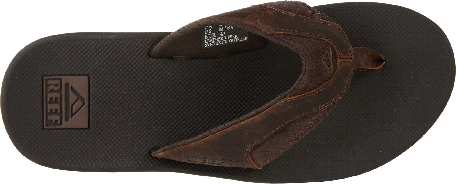 Reef Men s Fanning Flip Flops Free Shipping at Academy