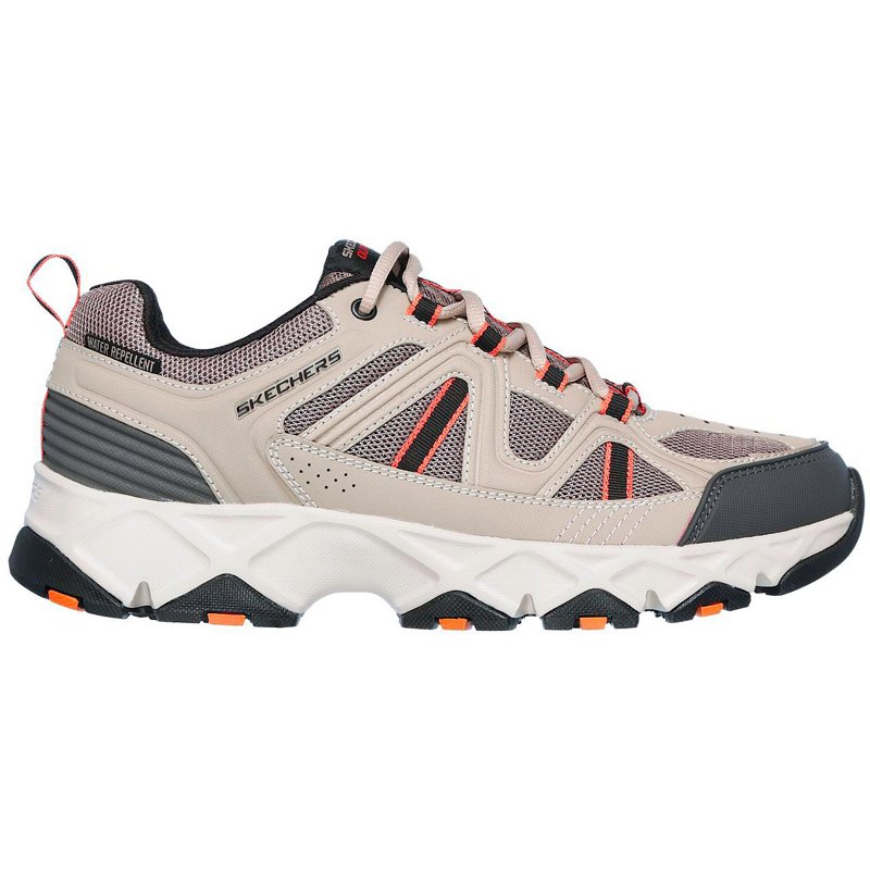 SKECHERS Men's Relaxed Fit Crossbar Shoes Beige/Black, 10.5 - Men's Walking at Academy Sports product image