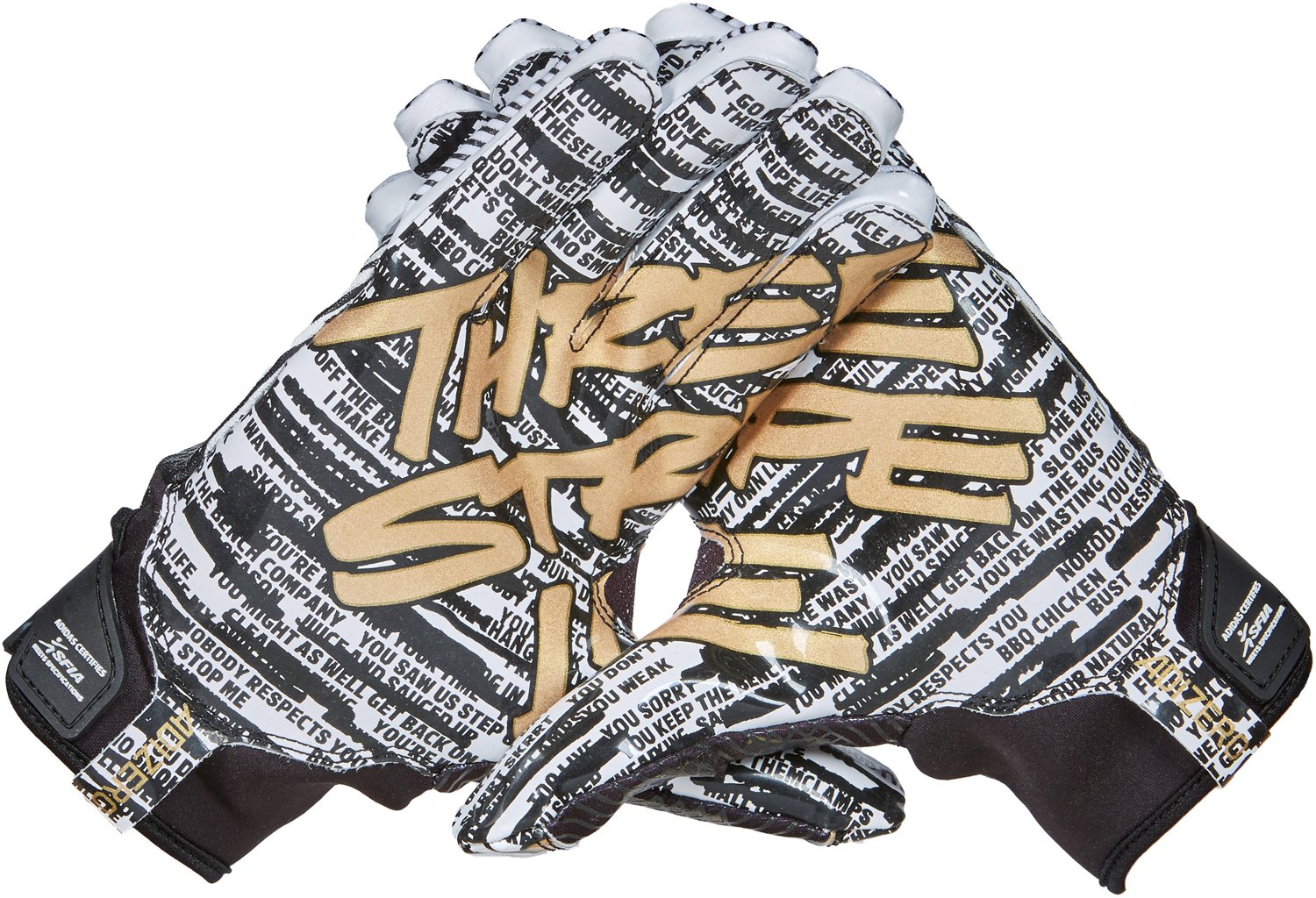 adidas Men's Adizero 8.0 Three Stripe Life Receiver Gloves - view number 2