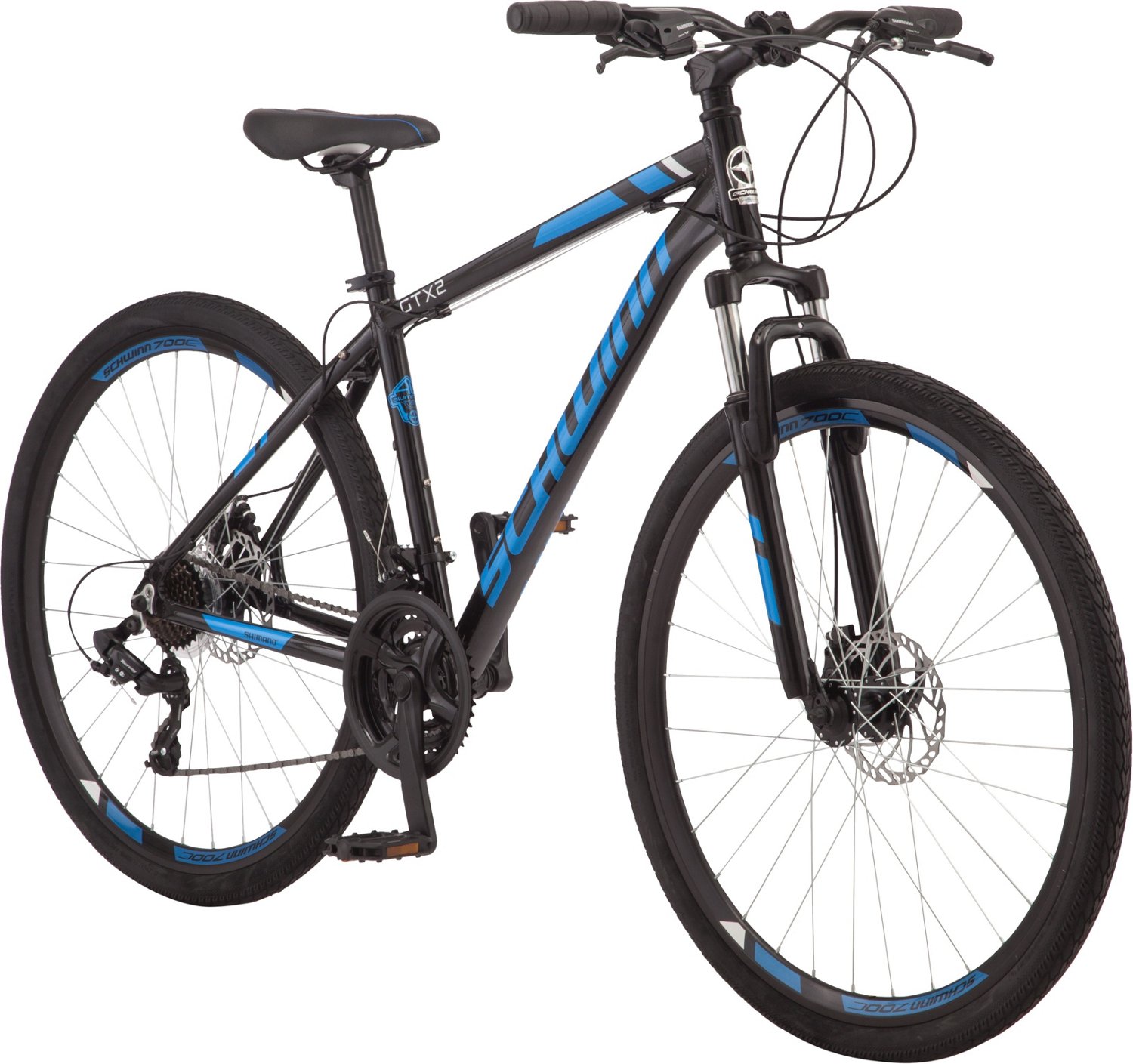 Schwinn Men s GTX 2 700c 21 Speed Hybrid Bike Academy