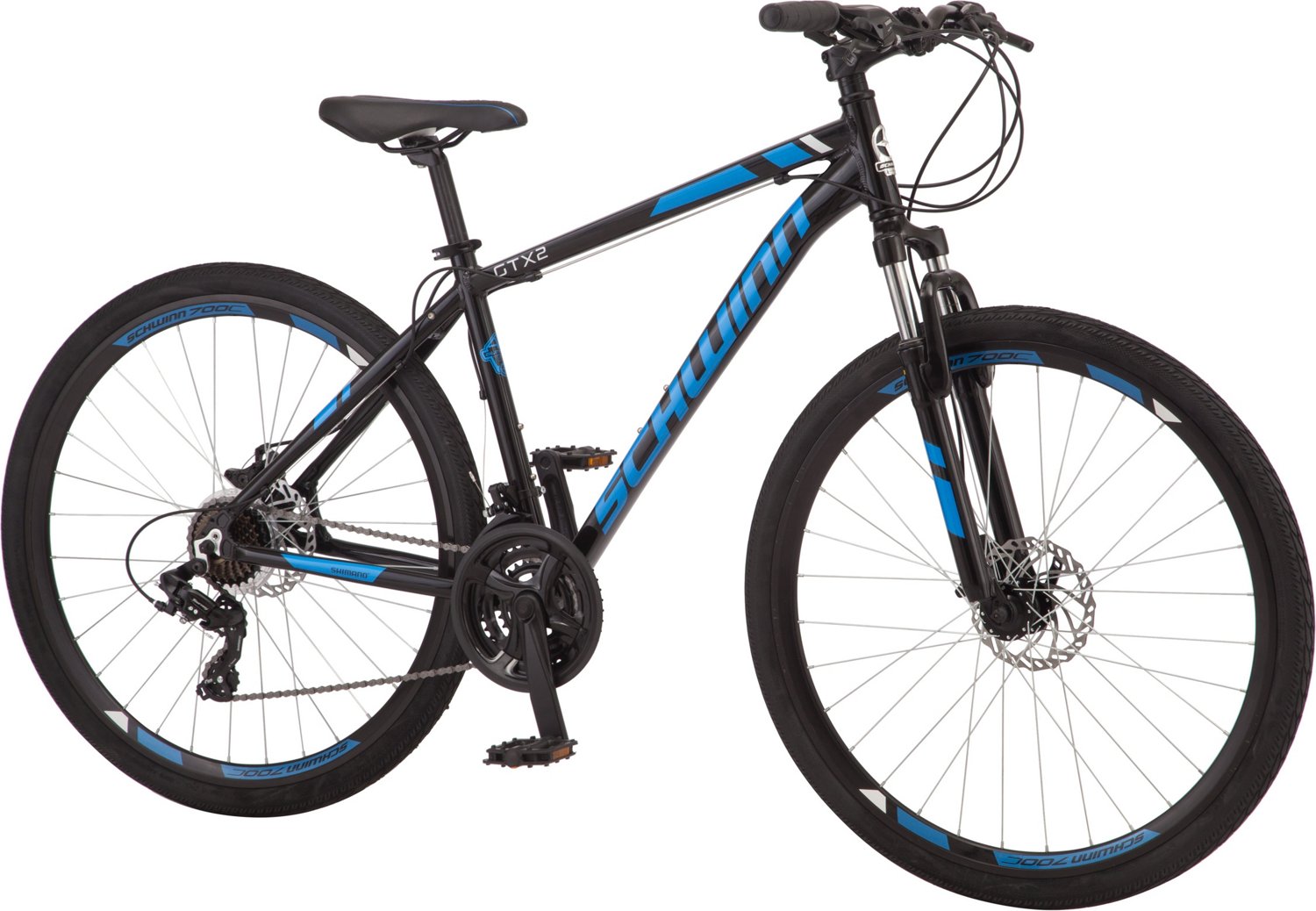 Schwinn Men s GTX 2 700c 21 Speed Hyrbid Bike Academy