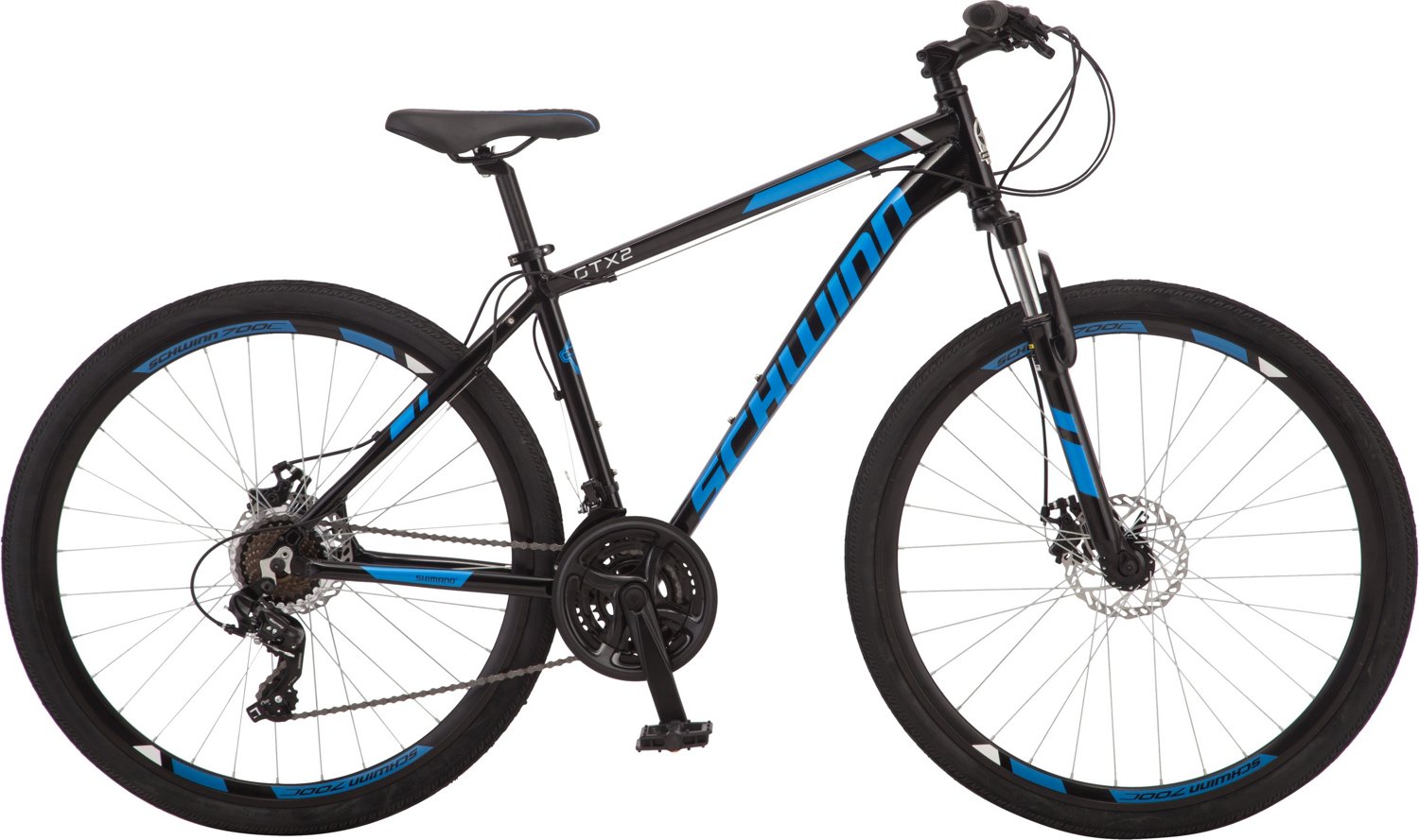 Schwinn Men s GTX 2 700c 21 Speed Hyrbid Bike Academy