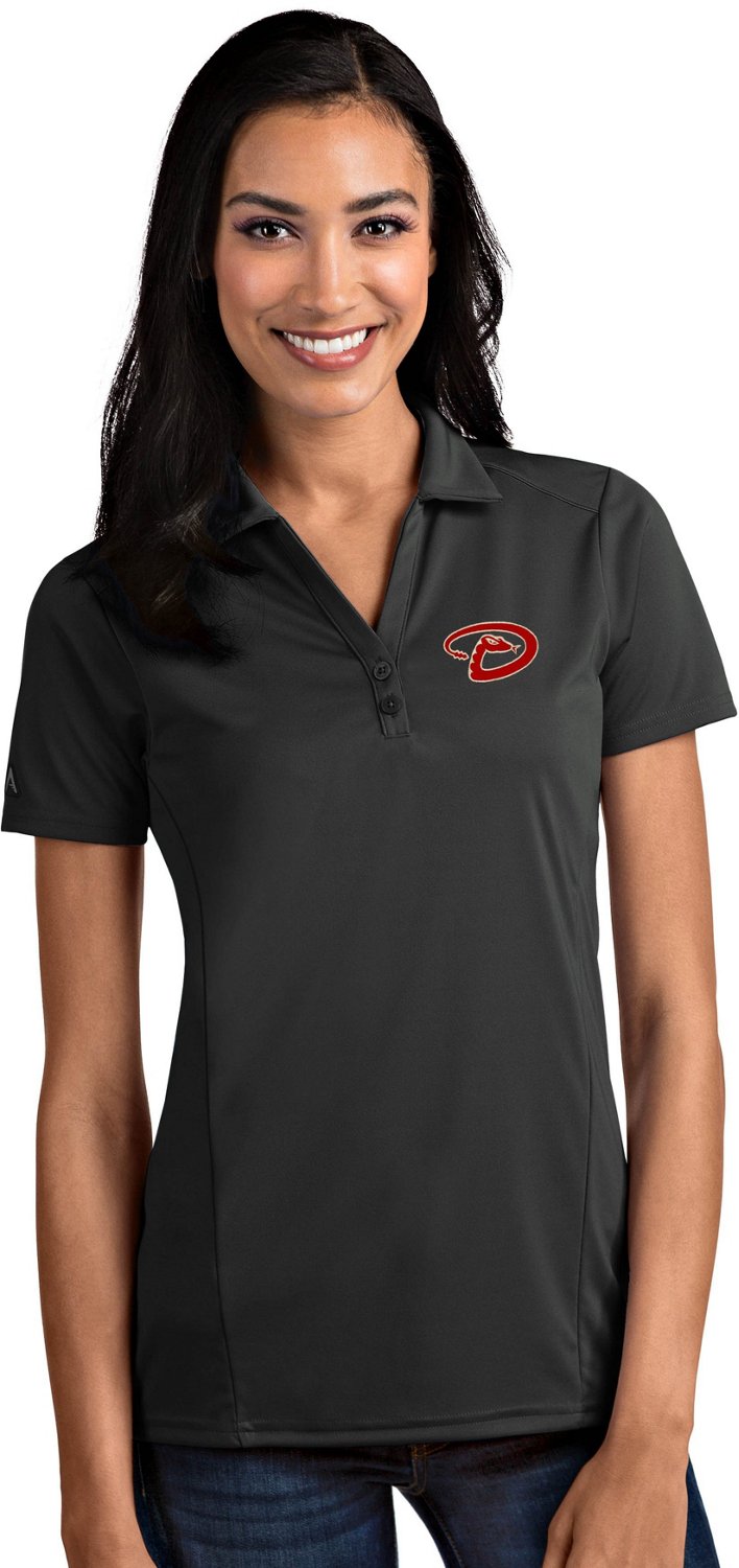 Antigua Women's Arizona Diamondbacks Tribute Short Sleeve Polo Shirt ...