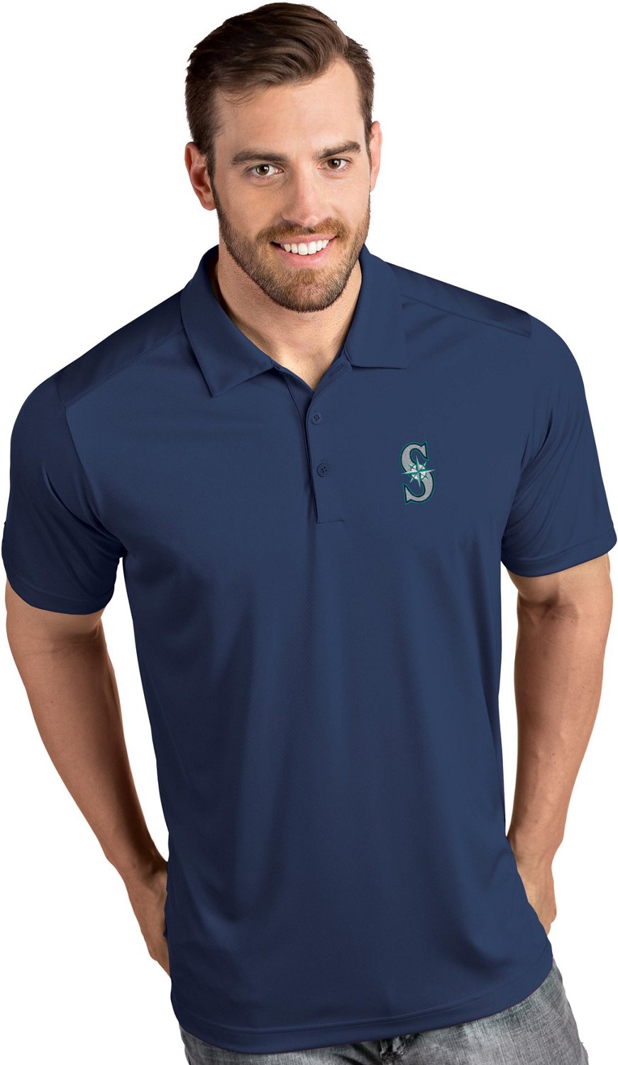 Antigua Men's Seattle Seahawks Tribute Polo Shirt