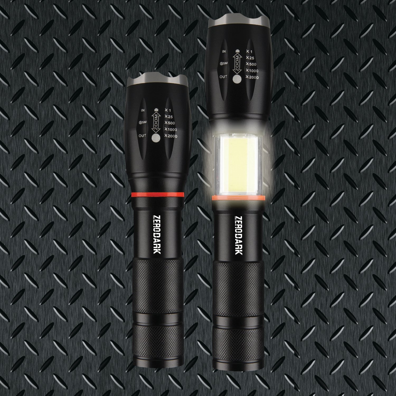 Zerodark 2-in-1 Tactical Flashlight & Lantern