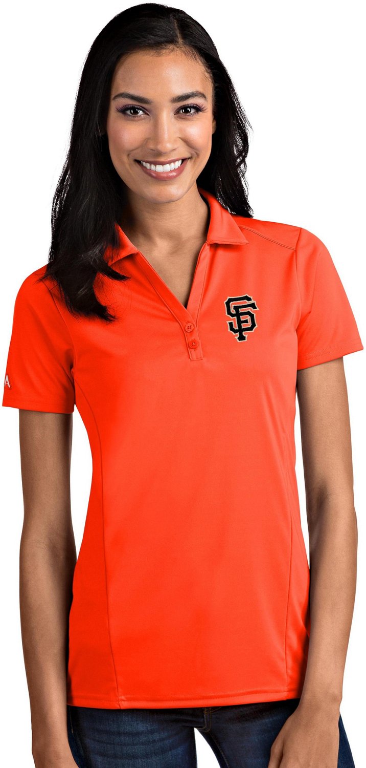 Antigua Women's San Francisco Giants Tribute Short Sleeve Polo Shirt