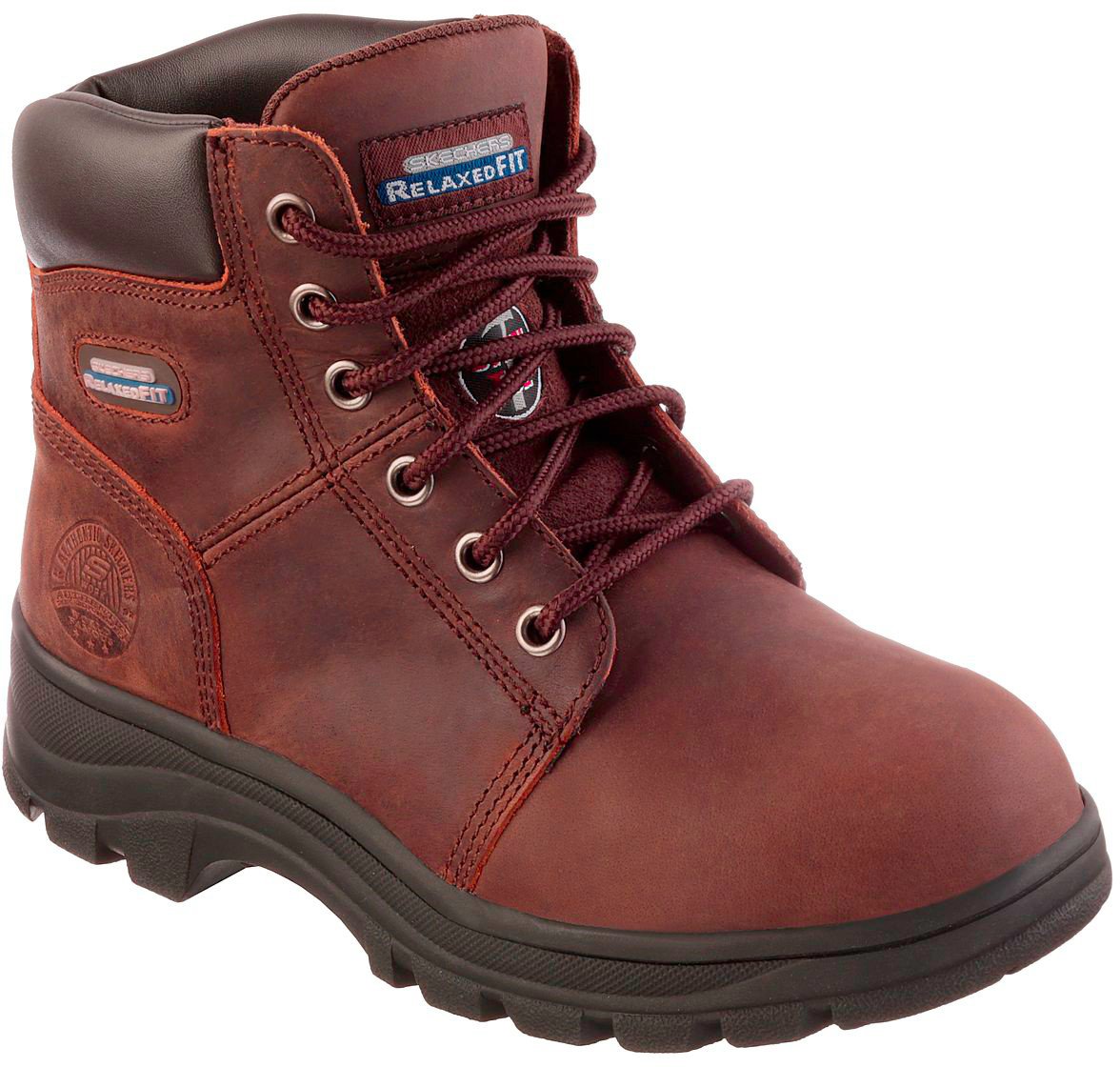 Women's skechers steel toe 2024 boots