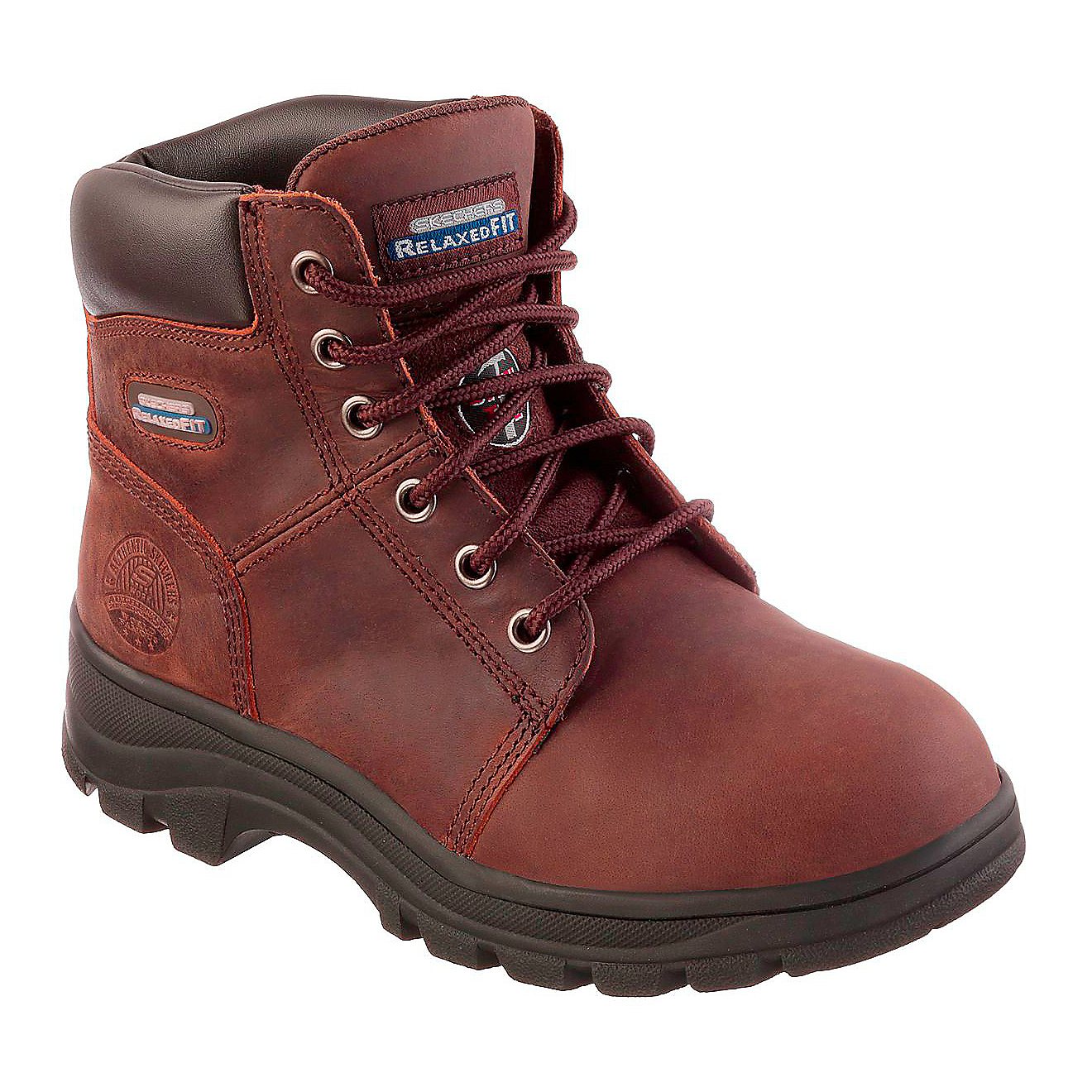 SKECHERS Women's Relaxed Fit Workshire Peril Steel Toe Boots                                                                     - view number 3