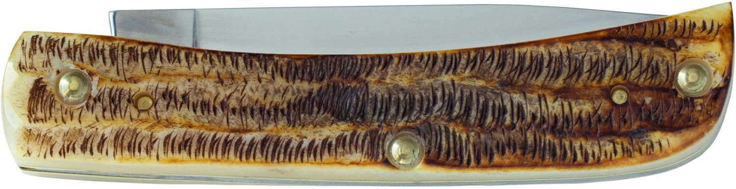 WR Case & Sons Cutlery Co Case 6.5 BoneStag Sod Buster Jr Pocket Knife - view number 4