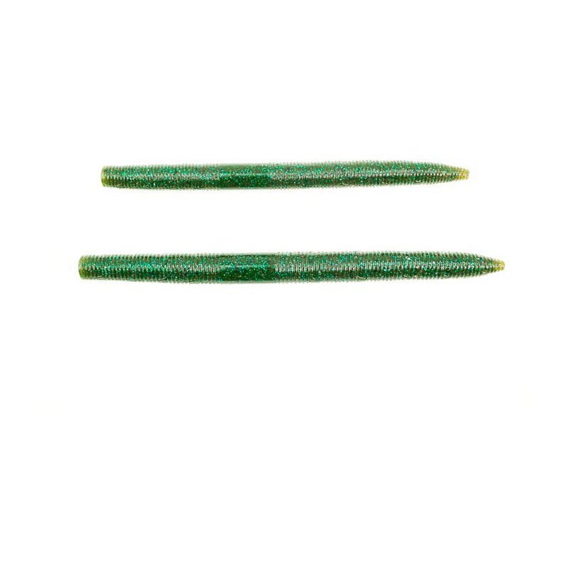 Googan Baits Lunker Log Worm Bait 7-Pack Green Pumpkin - Frsh Wtr Soft Plastic at Academy Sports