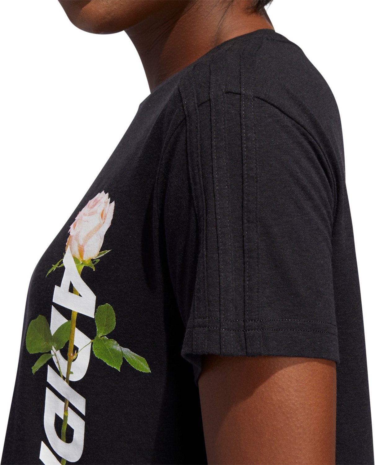 adidas Women's Work In Progress Floral Essentials Graphic T-shirt - view number 8