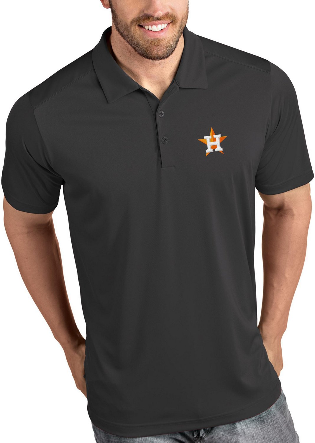 Antigua Men's Houston Astros Tribute Polo Shirt