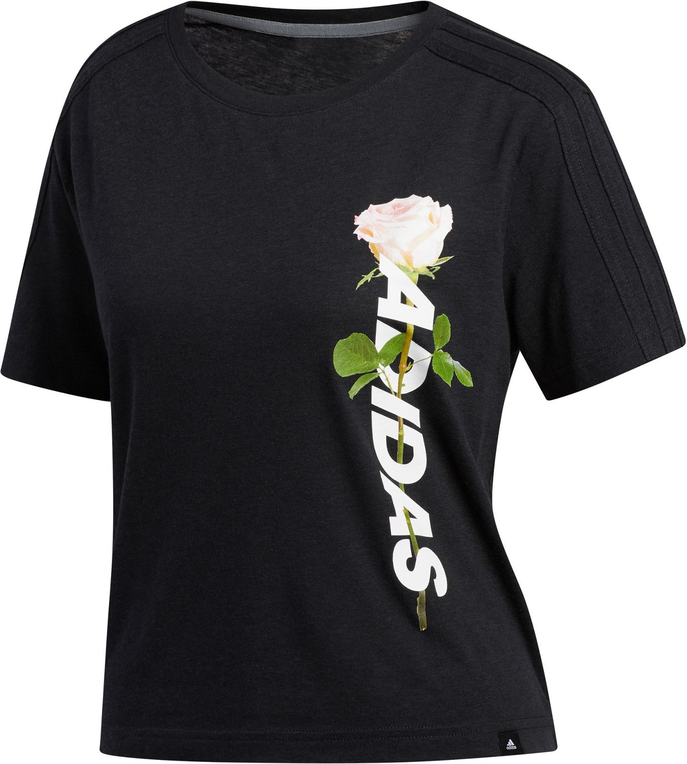 adidas Women's Work In Progress Floral Essentials Graphic T-shirt - view number 5