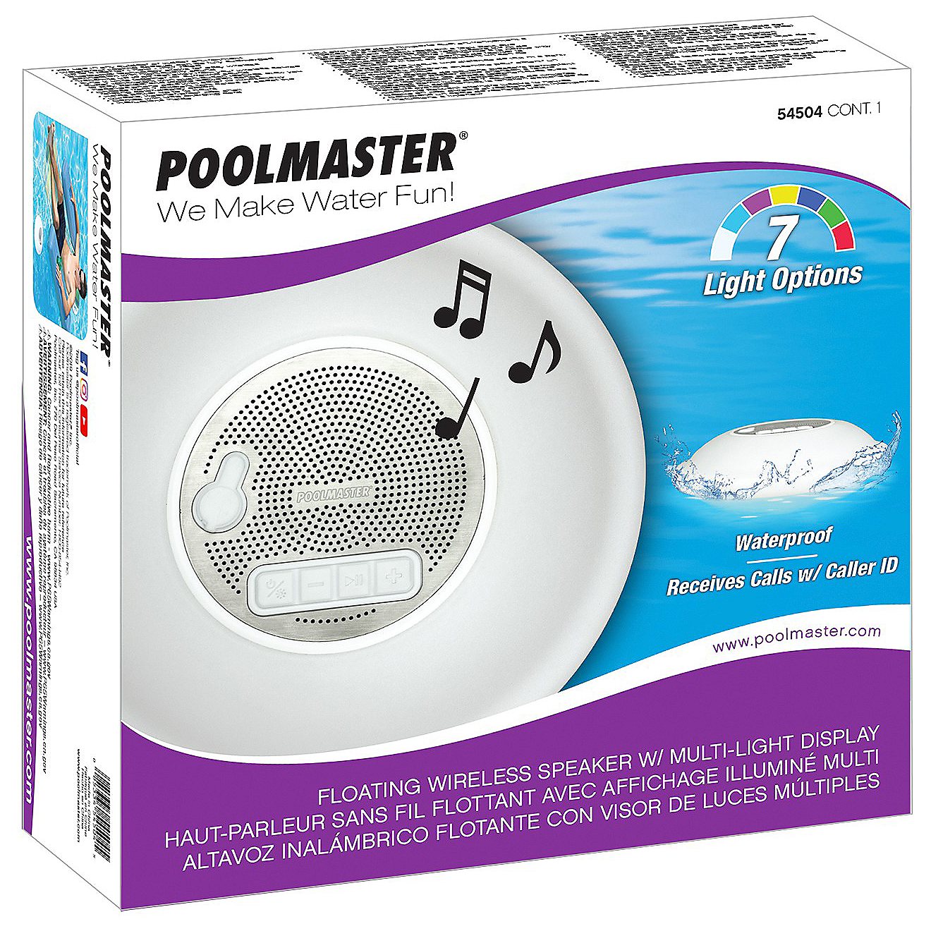 Poolmaster Floating Light-Up Wireless Speaker                                                                                    - view number 9