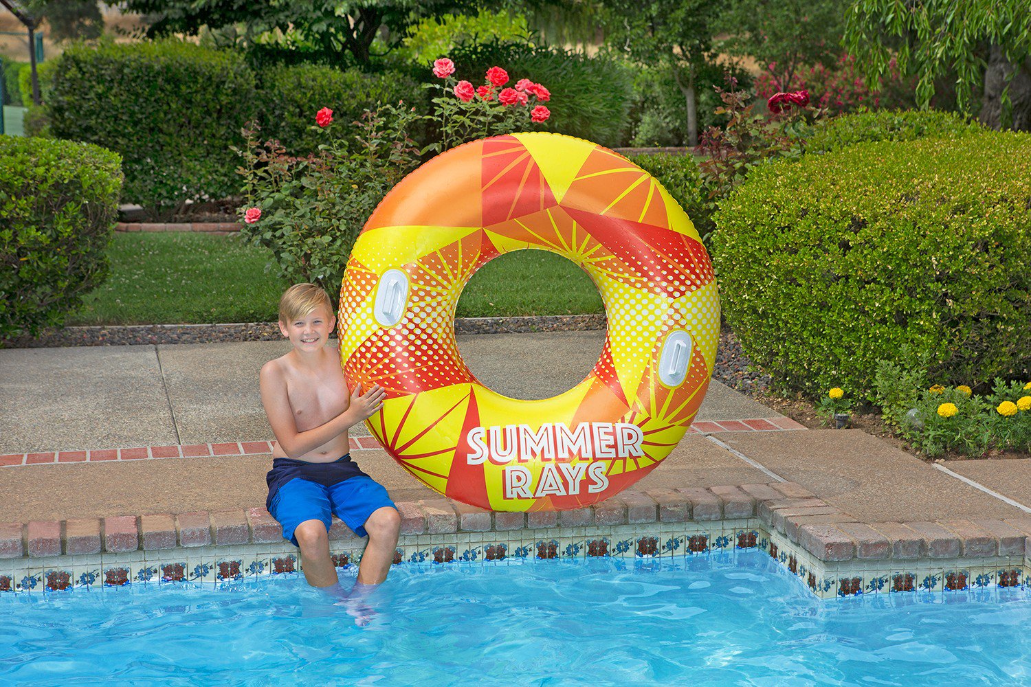 Poolmaster 54 in Summer Rays Sport Pool Float                                                                                    - view number 7