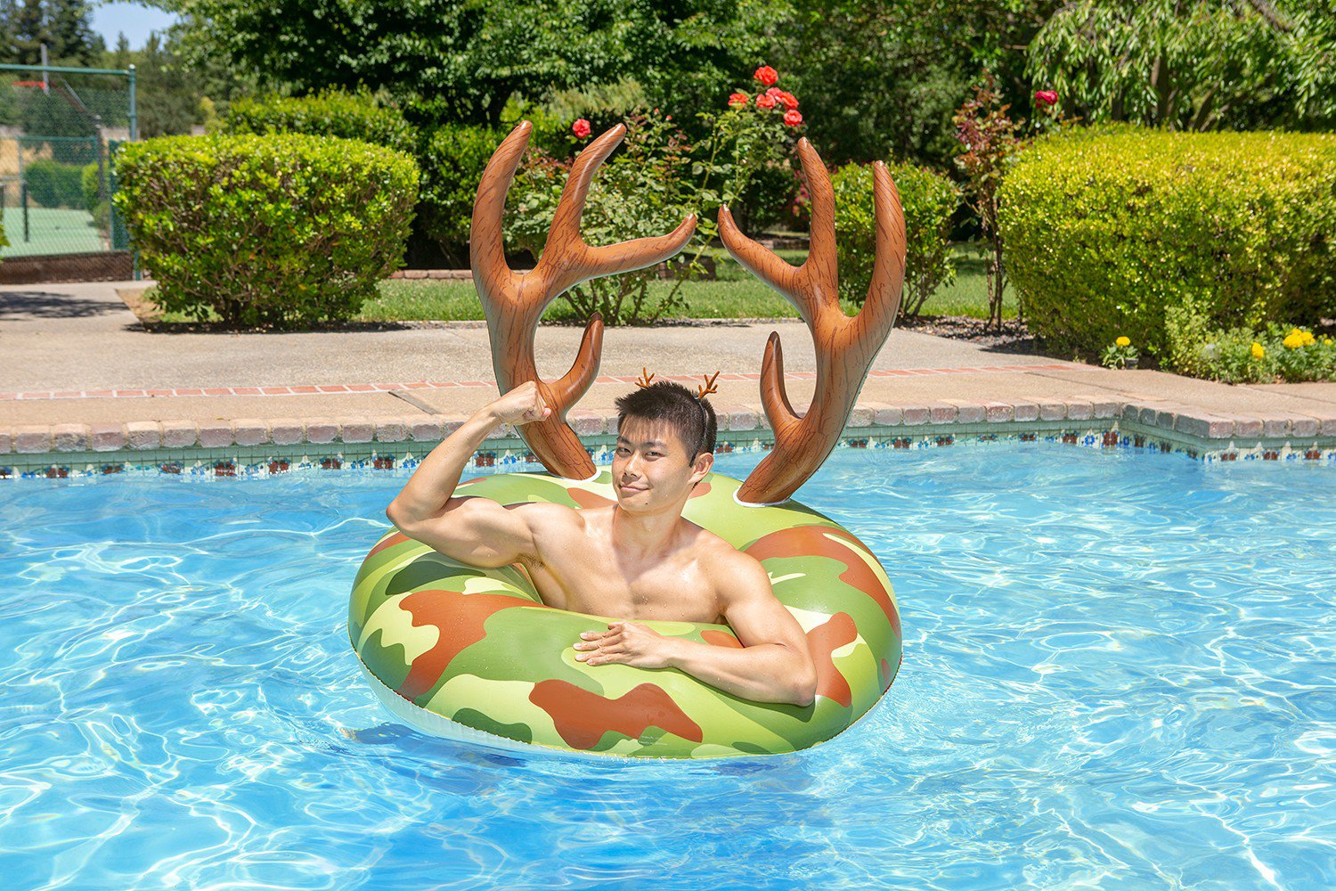 Poolmaster 48 in Camo Party Pool Float                                                                                           - view number 7