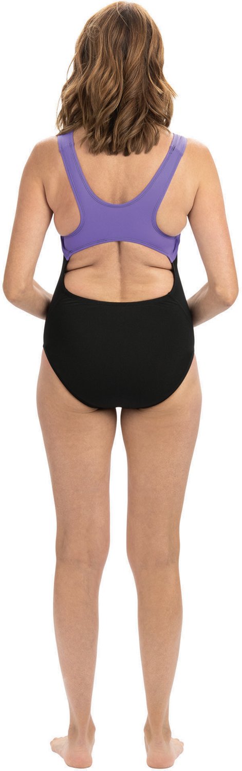 Dolfin Women's Aquashape Moderate Lap Suit Academy