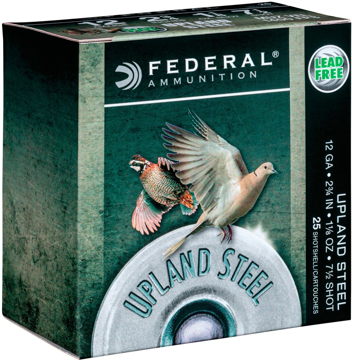 Federal Premium Upland Steel 12 Gauge Shotshells - 25 Rounds                                                                     - view number 1