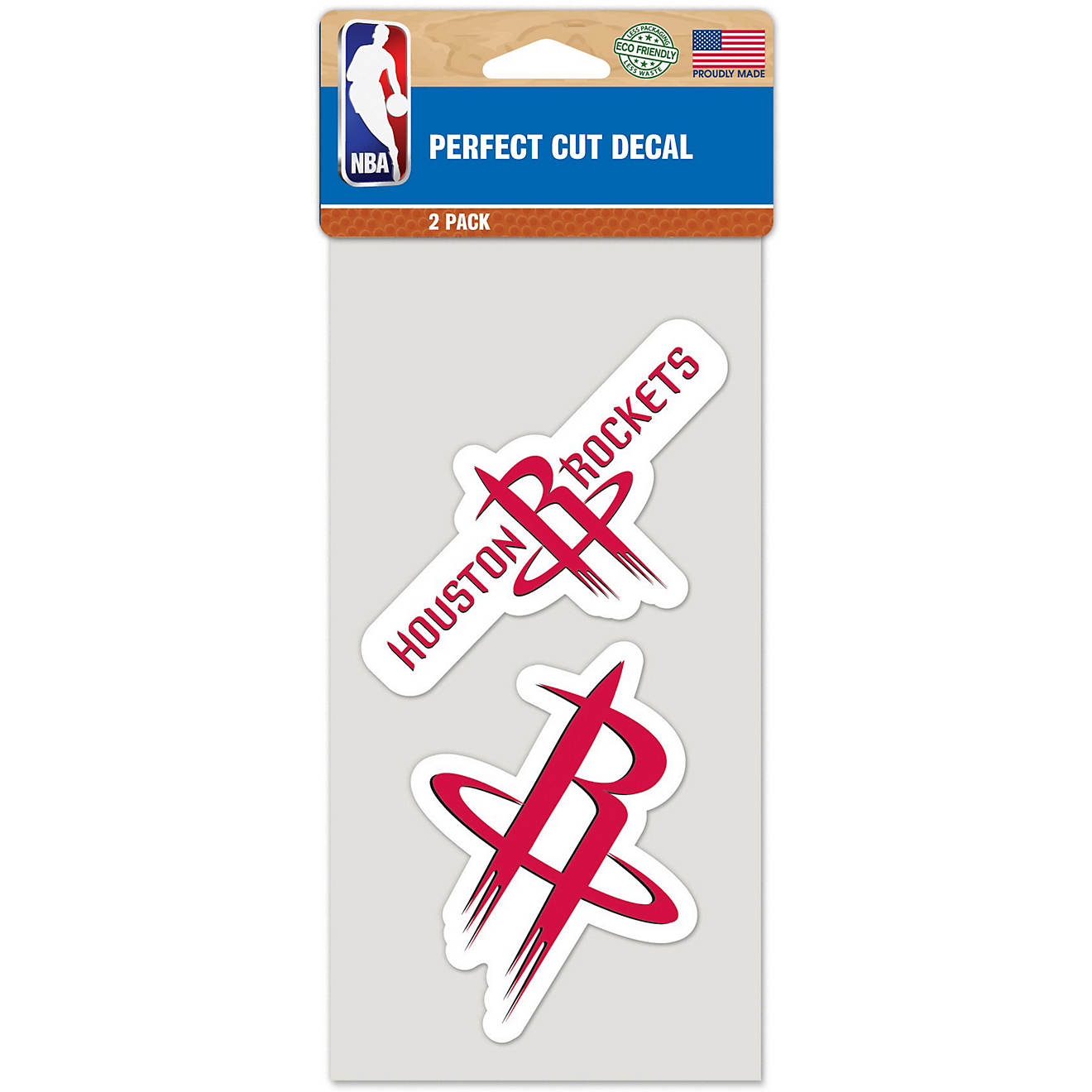 WinCraft Houston Rockets Perfect Cut Decals 2-Pack                                                                               - view number 1