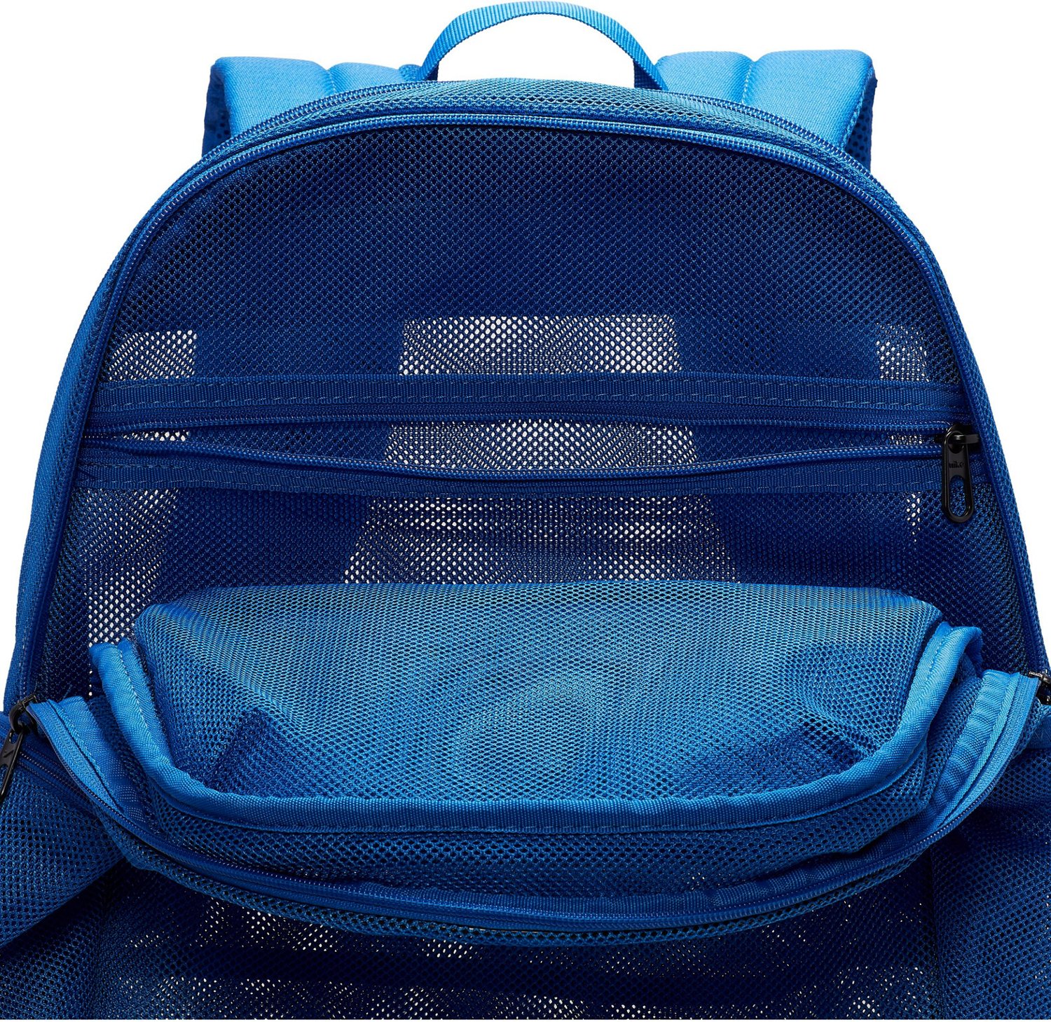 Blue nike best sale mesh backpack