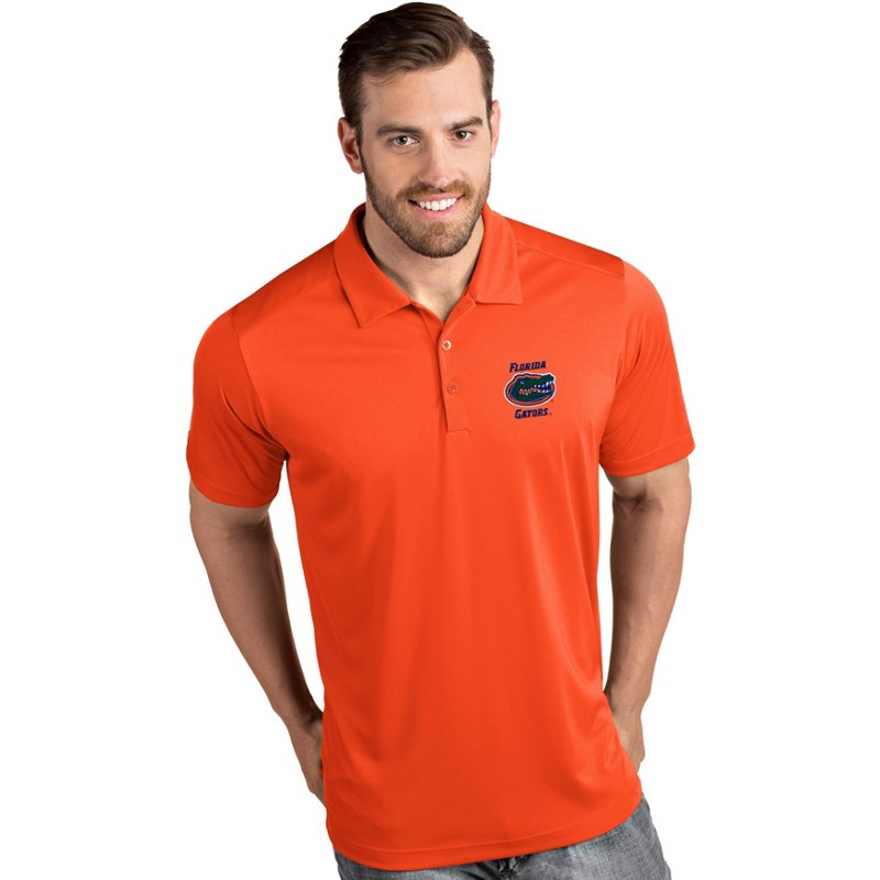 Antigua Men's Orange Florida Gators Antigua Tribute Polo Shirt - Orange