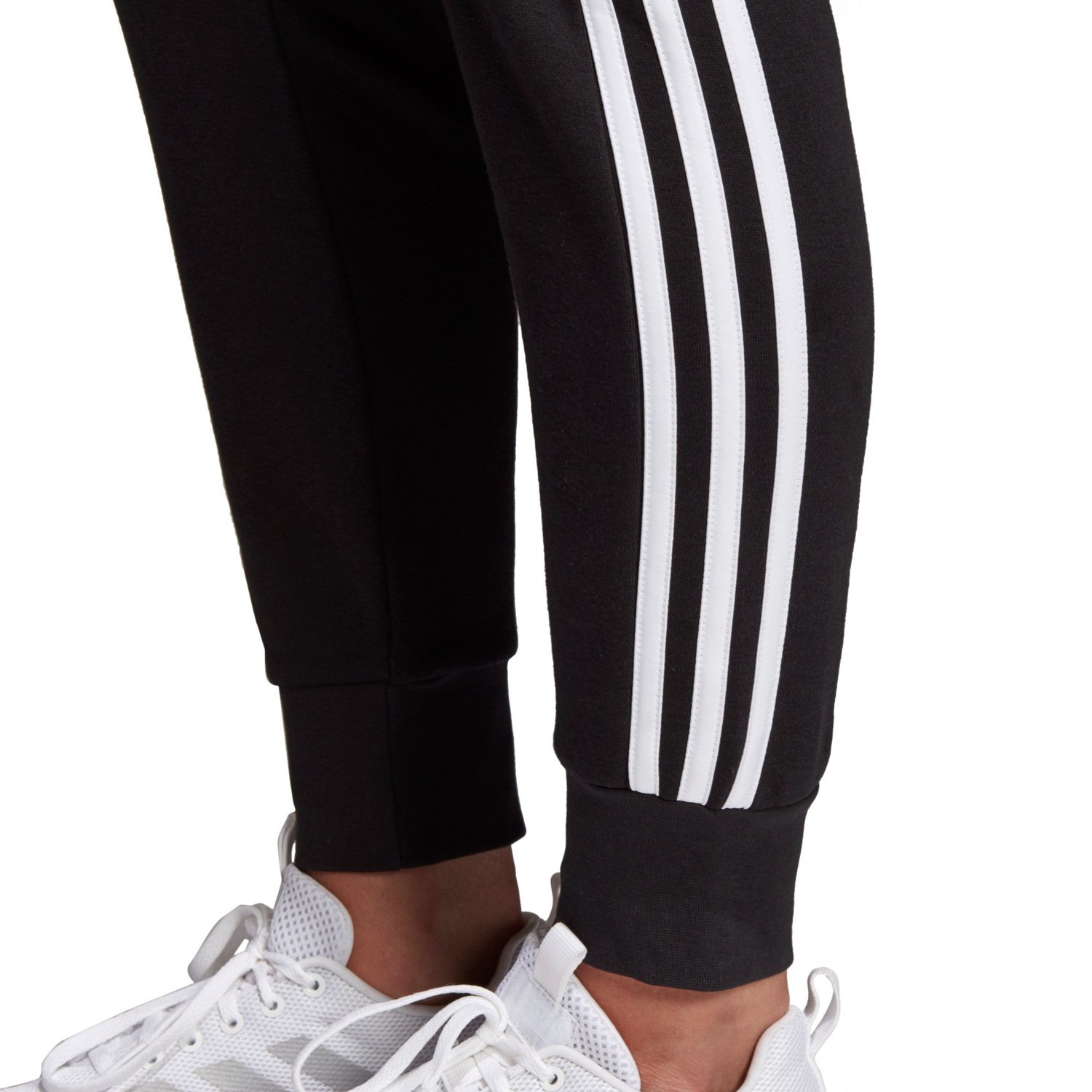 Adidas Women 3-Stripe SJ Running Pants Black Yoga Casual GYM Jersey GM5523