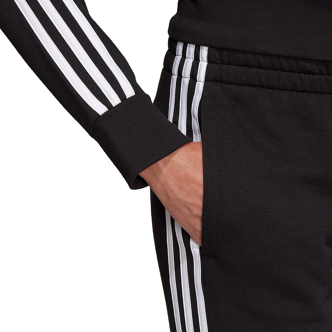 adidas Women's Essentials 3-Stripes Fleece Pants                                                                                 - view number 6