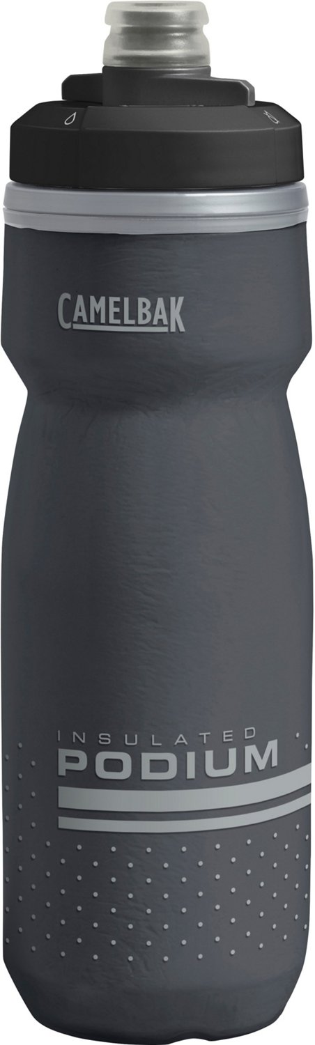 Camelbak Water Bottle,21 oz.,Plastic,Black Body 1874001062