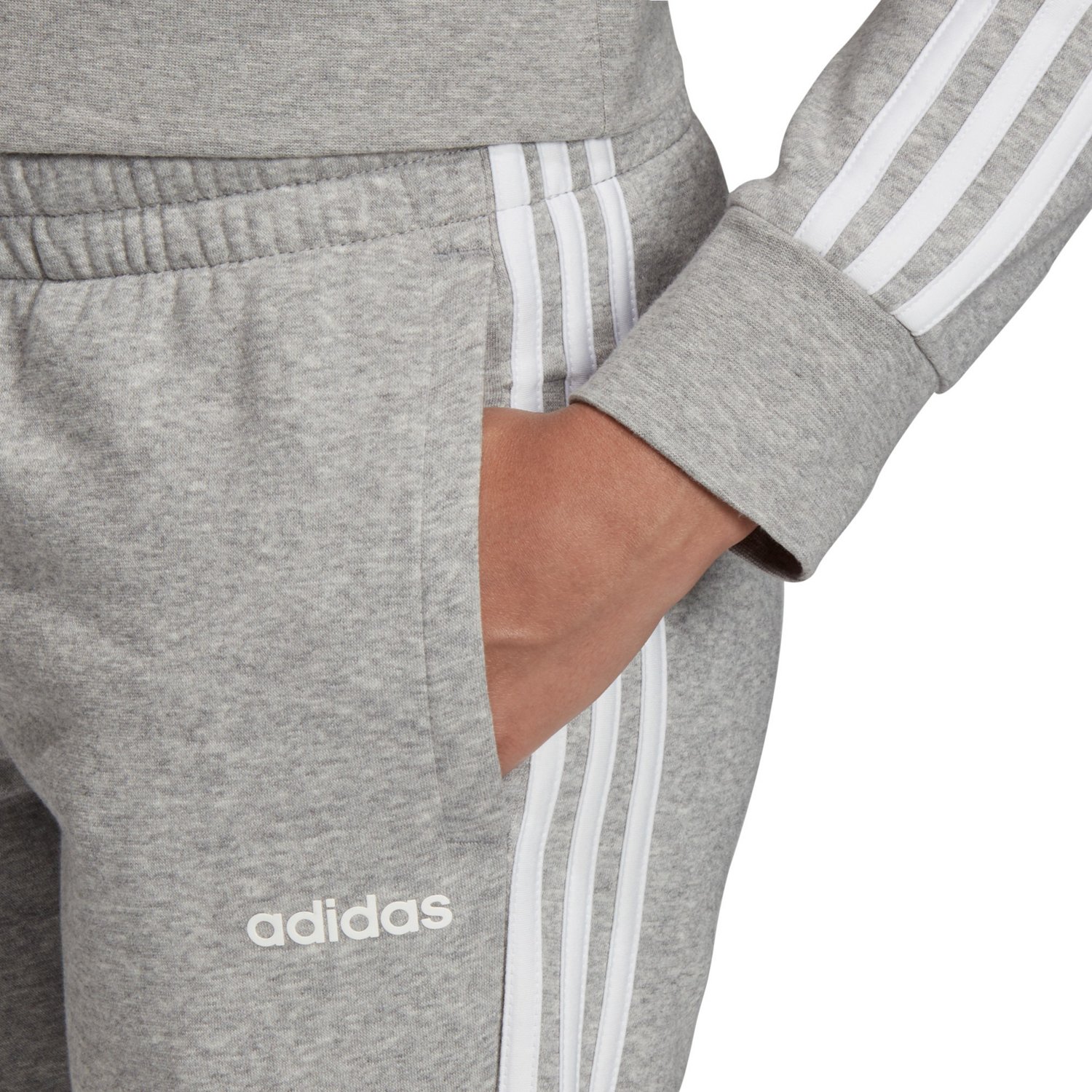 adidas Women's Essentials 3-Stripes Fleece Pants - view number 6
