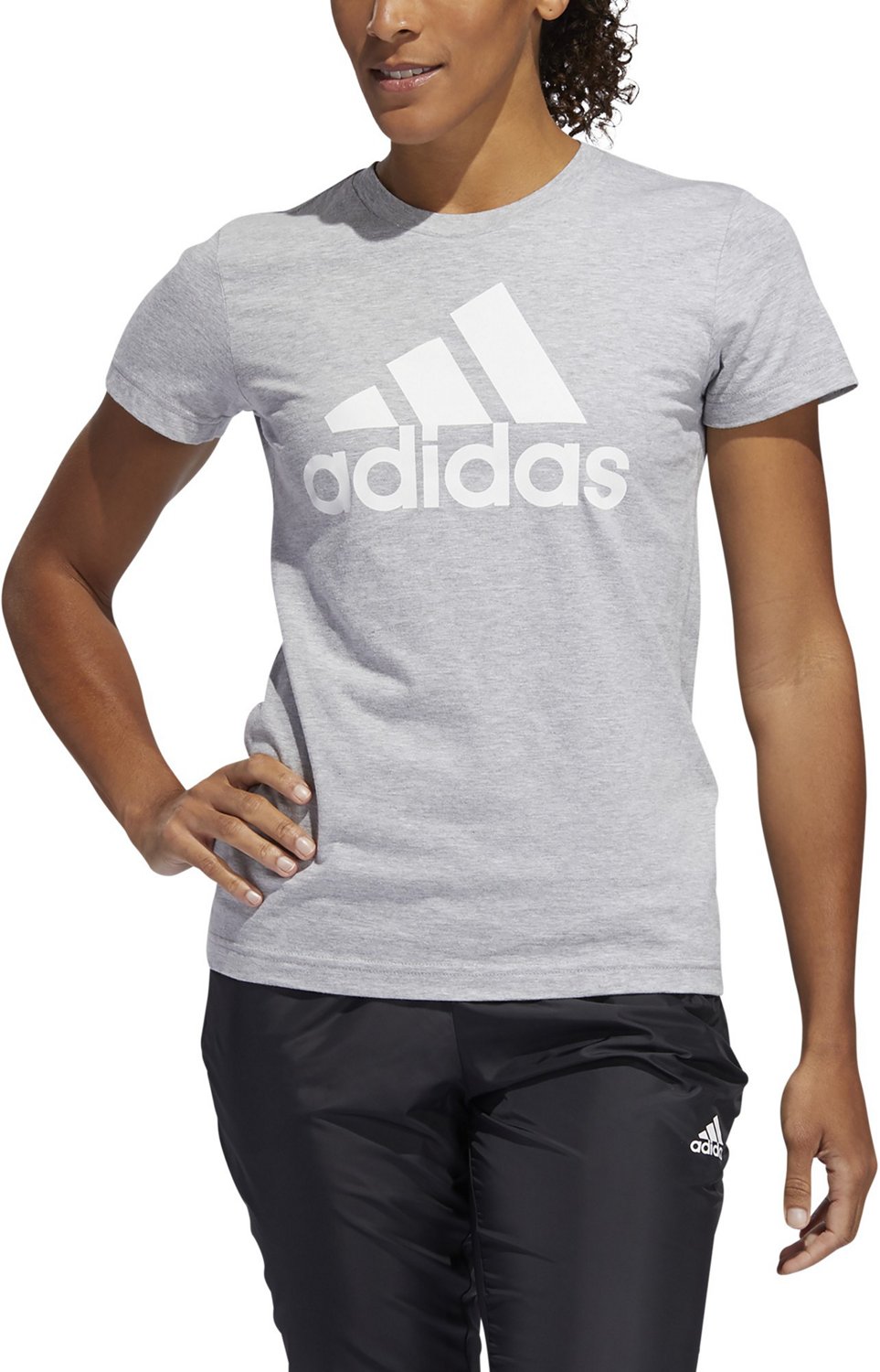 adidas Women s Basic Badge of Sport T shirt Academy