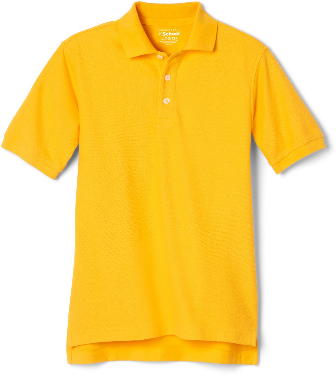 French Toast School Boys' Pique Polo Shirt Academy