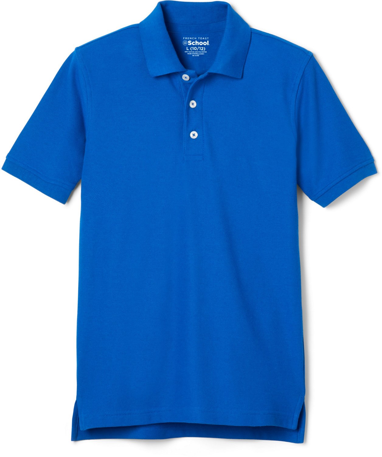 French Toast School Boys' Pique Polo Shirt Academy