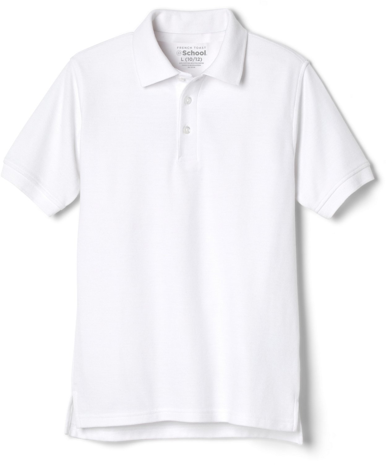 French Toast School Boys' Pique Polo Shirt Academy