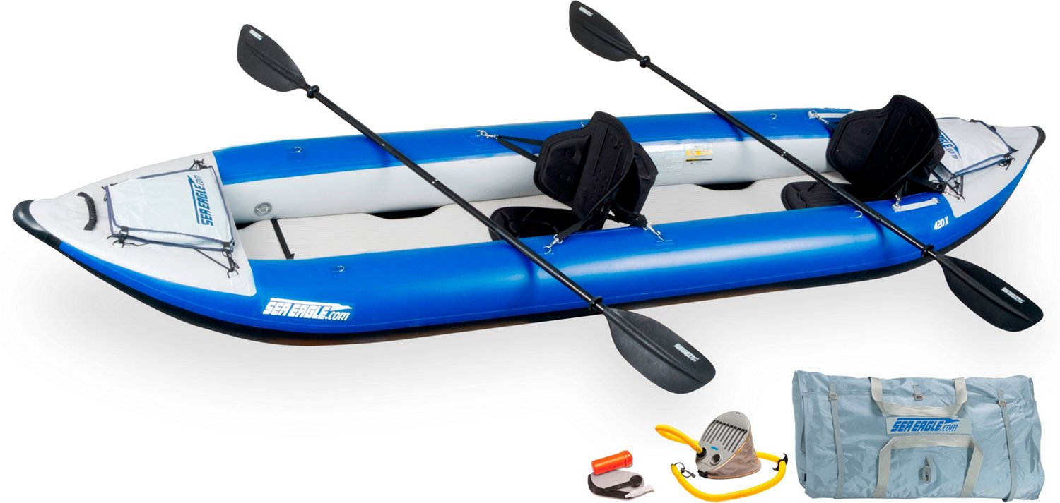Sea Eagle 420X Explorer Pro Package 14 ft Inflatable Kayak Academy