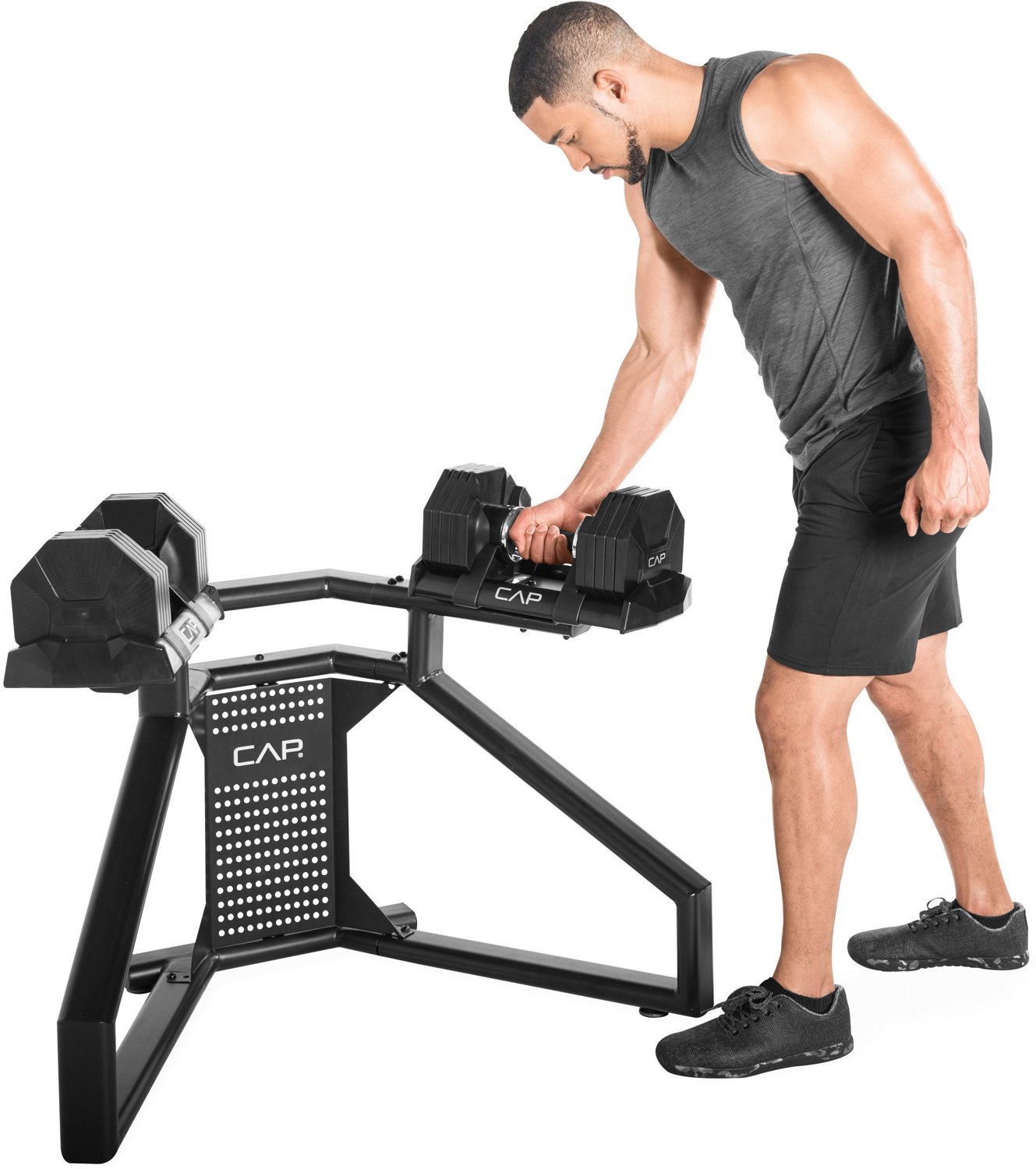 CAP Adjustable Dumbbell Rack Academy