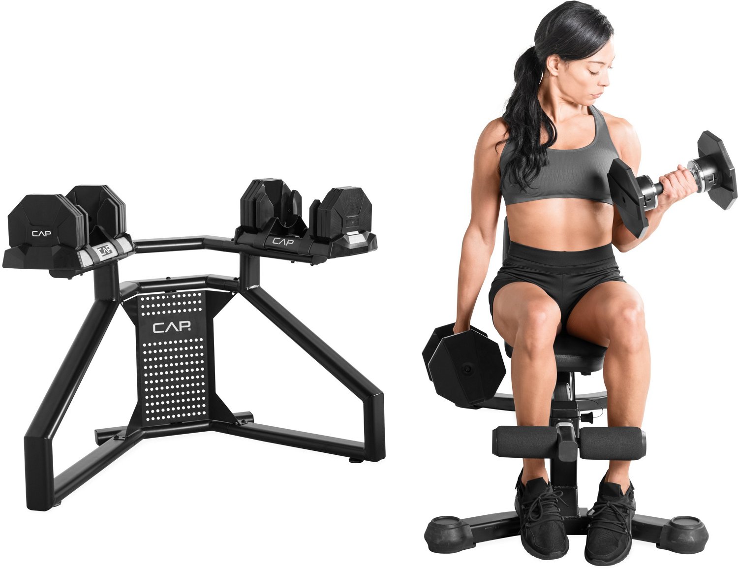 Academy sports dumbbell online rack