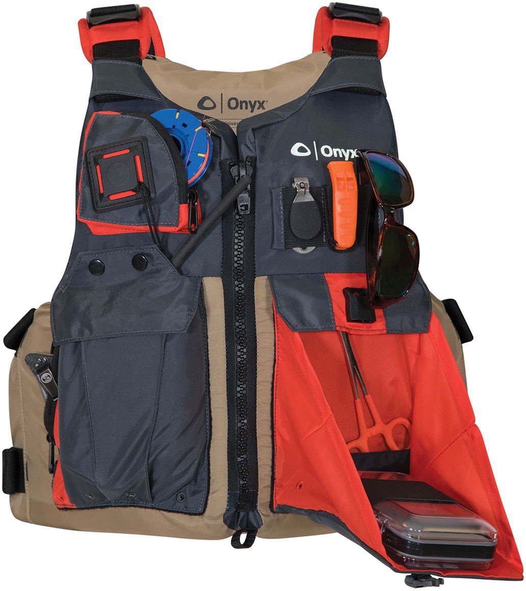 Onyx Outdoor Adults' Oversize Kayak Fishing Vest - view number 2