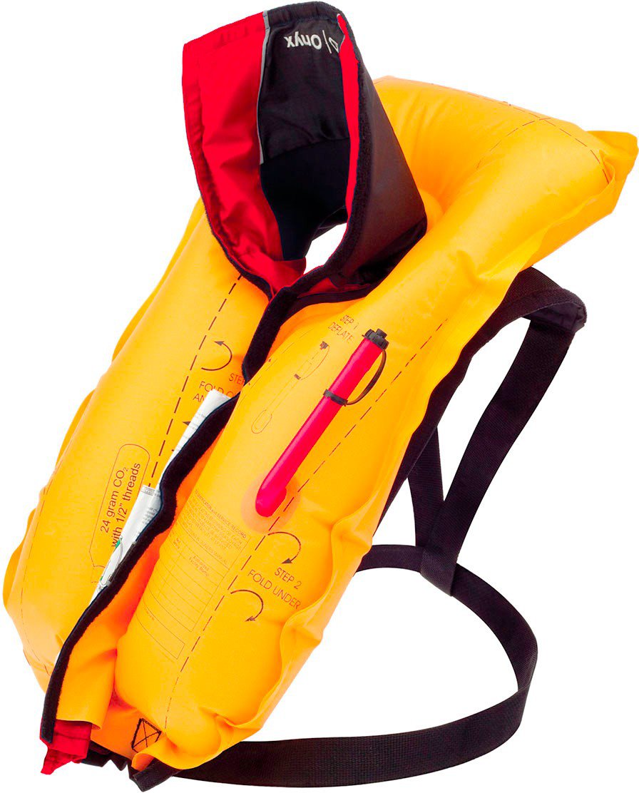 Onyx Outdoor Adults' M-24 Manual Inflatable Life Jacket | Academy