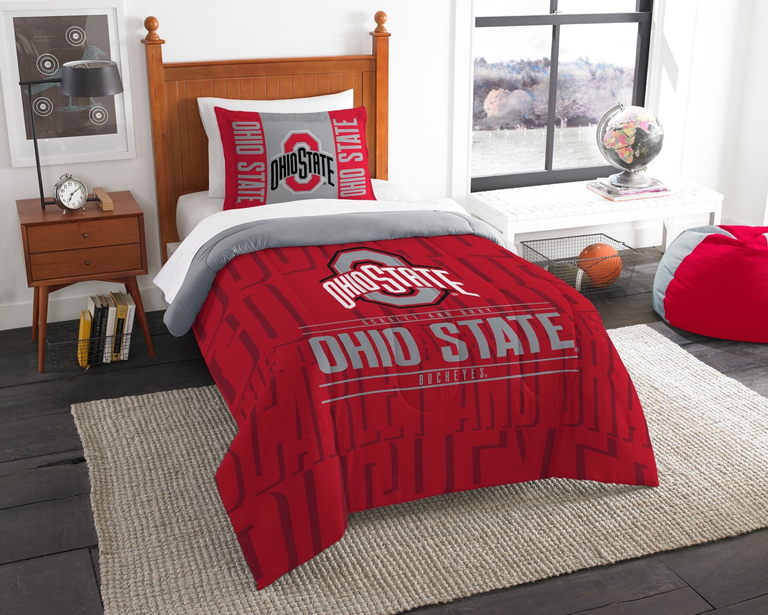 The Northwest Company Ohio State University 2-Piece Modern Take Twin ...