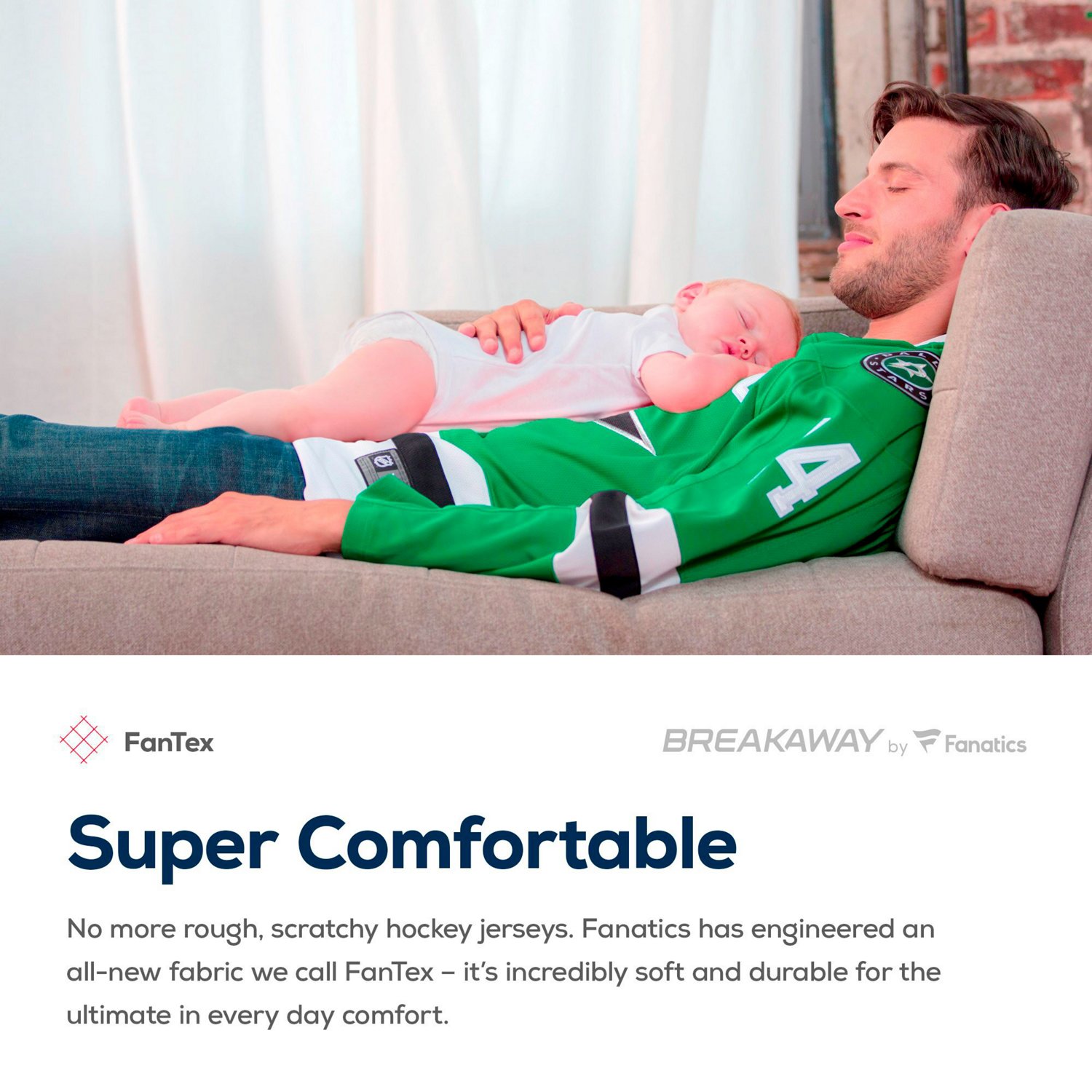 Dallas Stars Men's Breakaway Home Jersey - view number 7